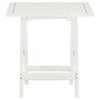 Bistro terrace table solid white acacia wood 46x46x47 cm by , Garden tables - Ref: Foro24-41436, Price: 40,99 €, Discount: %