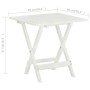 Bistro terrace table solid white acacia wood 46x46x47 cm by , Garden tables - Ref: Foro24-41436, Price: 40,99 €, Discount: %