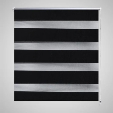 Zebra Blind 80 x 175cm Black by , Blinds and blinds - Ref: Foro24-240204, Price: 31,99 €, Discount: %