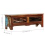 Recycled solid wood TV cabinet 120x30x40 cm by , TV Furniture - Ref: Foro24-247855, Price: 142,99 €, Discount: %