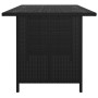 Schwarzer Gartentisch aus synthetischem Rattan, 110 x 70 x 65 cm von , Modulare Sofas für den Außenbereich - Ref: Foro24-3135...