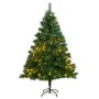 Árbol de Navidad artificial con bisagras 300 LEDs 240 cm