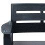 Anthracite gray plastic 4-piece garden furniture set by , Garden sets - Ref: Foro24-276180, Price: 328,99 €, Discount: %