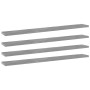 Concrete gray plywood shelf 4 units 80x10x1.5cm by , Shelves - Ref: Foro24-805290, Price: 17,99 €, Discount: %