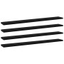 Shelf shelves 4 pcs black plywood 80x10x1.5 cm by , Shelves - Ref: Foro24-805284, Price: 19,84 €, Discount: %