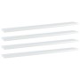 Shelf shelf 4 units glossy white plywood 80x10x1.5cm by , Shelves - Ref: Foro24-805292, Price: 18,21 €, Discount: %