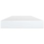 Shelf shelf 4 units glossy white plywood 80x10x1.5cm by , Shelves - Ref: Foro24-805292, Price: 18,99 €, Discount: %