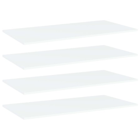 Shelves for shelving 4 units white plywood 100x50x1.5cm by , Shelves - Ref: Foro24-805418, Price: 63,99 €, Discount: %