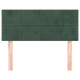 Dark green velvet headboard 90x5x78/88 cm by , Headboards and footboards - Ref: Foro24-346029, Price: 45,41 €, Discount: %