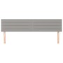 Headboards 2 units of light gray fabric 100x5x78/88 cm by , Headboards and footboards - Ref: Foro24-346186, Price: 62,50 €, D...