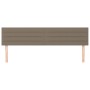 Cabeceros 2 unidades de tela gris taupe 100x5x78/88 cm de , Cabeceros y pies de cama - Ref: Foro24-346190, Precio: 69,53 €, D...