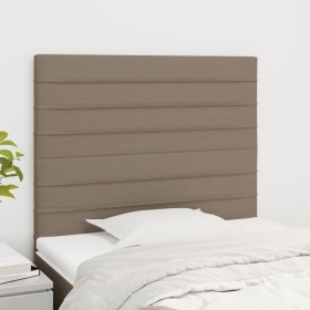 Cabeceros 2 unidades de tela gris taupe 90x5x78/88 cm de , Cabeceros y pies de cama - Ref: Foro24-3116458, Precio: 67,99 €, D...