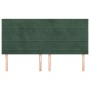 Headboards 4 units of dark green velvet 90x5x78/88 cm by , Headboards and footboards - Ref: Foro24-3116535, Price: 122,95 €, ...