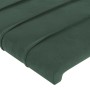 Cabecero de terciopelo verde oscuro 203x23x78/88 cm de , Cabeceros y pies de cama - Ref: Foro24-3117353, Precio: 76,11 €, Des...