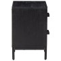 Mesita de noche madera maciza de pino negro 36x30x45 cm de vidaXL, Mesitas de noche - Ref: Foro24-349912, Precio: 85,60 €, De...