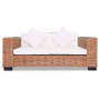 Zweisitzer-Sofa aus natürlichem Rattan von vidaXL, Sofas - Ref: Foro24-244418, Preis: 543,27 €, Rabatt: %