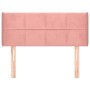 Pink velvet headboard 93x16x78/88 cm by , Headboards and footboards - Ref: Foro24-3118809, Price: 52,34 €, Discount: %