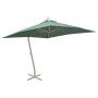 Hanging umbrella with aluminum pole 300x300 cm green by vidaXL, Umbrellas - Ref: Foro24-42973, Price: 223,27 €, Discount: %