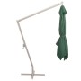 Hanging umbrella with aluminum pole 300x300 cm green by vidaXL, Umbrellas - Ref: Foro24-42973, Price: 223,27 €, Discount: %