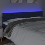 Blue fabric headboard with LED 180x5x78/88 cm by , Headboards and footboards - Ref: Foro24-3121772, Price: 74,68 €, Discount: %