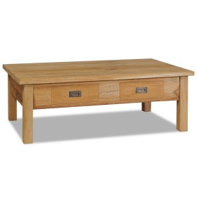 Solid teak wood coffee table 100x60x35 cm by vidaXL, Coffee table - Ref: Foro24-244483, Price: 214,76 €, Discount: %