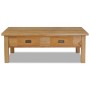 Mesa de centro madera de teca maciza 100x60x35 cm de vidaXL, Mesas de centro - Ref: Foro24-244483, Precio: 213,41 €, Descuent...