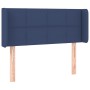 Blue fabric headboard with LED 93x16x78/88 cm by , Headboards and footboards - Ref: Foro24-3123224, Price: 53,99 €, Discount: %