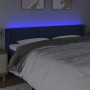 Blue fabric headboard with LED 203x16x78/88 cm by , Headboards and footboards - Ref: Foro24-3123404, Price: 79,99 €, Discount: %