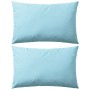 Cojines para exteriores 60x40 cm azul claro 2 unidades de vidaXL, Cojines - Ref: Foro24-132300, Precio: 26,37 €, Descuento: %