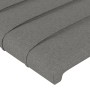 Estructura de cama con cabecero de tela gris oscuro 90x190 cm de , Camas y somieres - Ref: Foro24-3125099, Precio: 131,35 €, ...