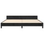 Bed frame with black velvet headboard 200x200 cm by , Beds and slatted bases - Ref: Foro24-3125838, Price: 258,99 €, Discount: %