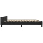 Bed frame with black velvet headboard 200x200 cm by , Beds and slatted bases - Ref: Foro24-3125838, Price: 258,99 €, Discount: %