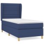 Boxspringbett mit blauer Stoffmatratze 90x200 cm von , Betten und Lattenroste - Ref: Foro24-3128579, Preis: 372,44 €, Rabatt: %