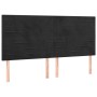 Box spring bed with black velvet mattress 200x200 cm by , Beds and slatted bases - Ref: Foro24-3129293, Price: 660,58 €, Disc...