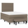 Cama box spring con colchón tela gris taupe 120x200 cm de , Camas y somieres - Ref: Foro24-3136665, Precio: 483,10 €, Descuen...