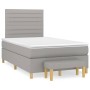 Boxspringbett mit hellgrauer Stoffmatratze 120x200 cm von , Betten und Lattenroste - Ref: Foro24-3137221, Preis: 449,99 €, Ra...