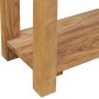 Mesa consola de madera de teca maciza 120x30x80 cm de vidaXL, Mesas auxiliares - Ref: Foro24-244482, Precio: 233,36 €, Descue...