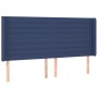 Cama box spring colchón y luces LED tela azul 180x200 cm de , Camas y somieres - Ref: Foro24-3138979, Precio: 622,75 €, Descu...