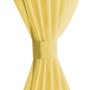 Voile curtains 2 units 140x245 cm yellow by vidaXL, Curtains and curtains - Ref: Foro24-132250, Price: 20,42 €, Discount: %