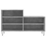 Mueble zapatero madera contrachapada gris hormigón 102x36x60 cm de , Zapateros y organizadores de calzado - Ref: Foro24-83139...