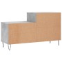 Mueble zapatero madera contrachapada gris hormigón 102x36x60 cm de , Zapateros y organizadores de calzado - Ref: Foro24-83139...