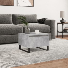 Concrete gray engineered wood coffee table 50x46x35 cm by , Coffee table - Ref: Foro24-830884, Price: 46,48 €, Discount: %