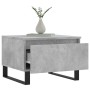 Concrete gray engineered wood coffee table 50x46x35 cm by , Coffee table - Ref: Foro24-830884, Price: 46,48 €, Discount: %