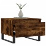 Mesa de centro madera de ingeniería roble ahumado 50x46x35 cm de , Mesas de centro - Ref: Foro24-830886, Precio: 41,99 €, Des...