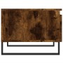 Mesa de centro madera de ingeniería roble ahumado 50x46x35 cm de , Mesas de centro - Ref: Foro24-830886, Precio: 41,99 €, Des...