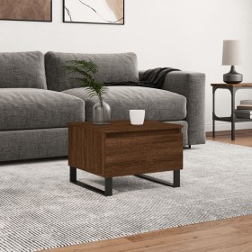 Oak brown engineered wood coffee table 50x46x35 cm by , Coffee table - Ref: Foro24-830890, Price: 41,73 €, Discount: %