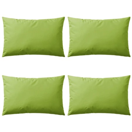 Outdoor cushions 60x40 cm apple green 4 units by vidaXL, Cushions - Ref: Foro24-132293, Price: 53,51 €, Discount: %