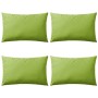 Outdoor cushions 60x40 cm apple green 4 units by vidaXL, Cushions - Ref: Foro24-132293, Price: 53,51 €, Discount: %