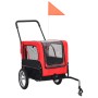 Pet Bike Trailer Stroller 2 in 1 Red Black by , pet strollers - Ref: Foro24-91762, Price: 163,69 €, Discount: %