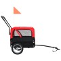 Pet Bike Trailer Stroller 2 in 1 Red Black by , pet strollers - Ref: Foro24-91762, Price: 163,69 €, Discount: %